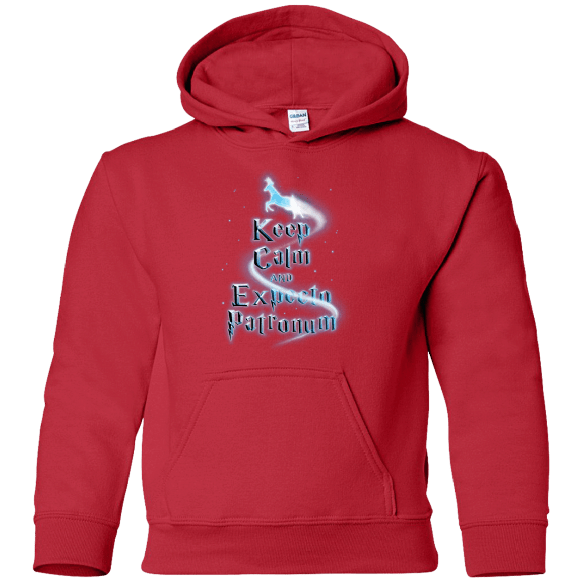 Sweatshirts Red / YS Keep Calm and Expecto Patronum Youth Hoodie