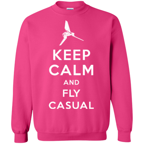 Sweatshirts Heliconia / Small Keep Calm and Fly Casual Crewneck Sweatshirt