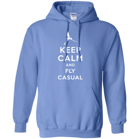 Sweatshirts Carolina Blue / Small Keep Calm and Fly Casual Pullover Hoodie