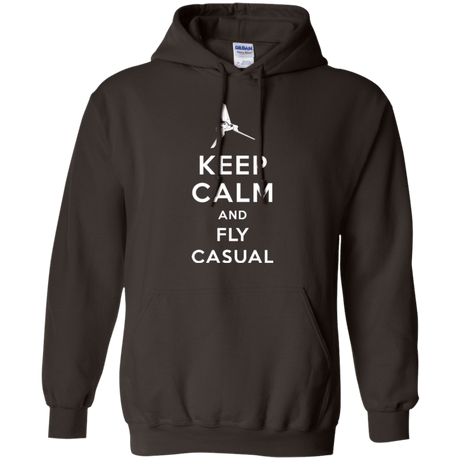 Keep Calm and Fly Casual Pullover Hoodie