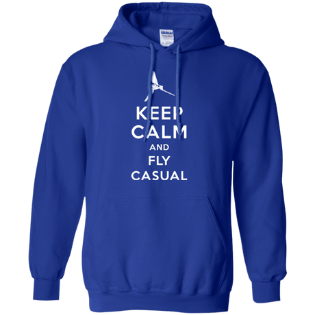 Sweatshirts Royal / Small Keep Calm and Fly Casual Pullover Hoodie