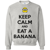 Sweatshirts Ash / Small Keep Calm Banana Crewneck Sweatshirt