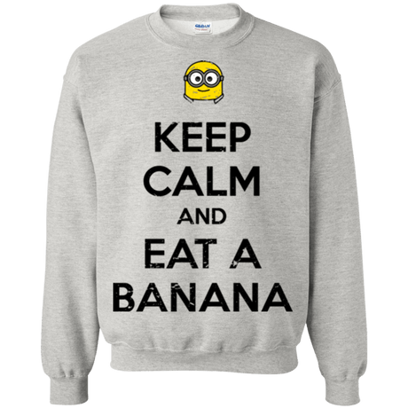 Sweatshirts Ash / Small Keep Calm Banana Crewneck Sweatshirt