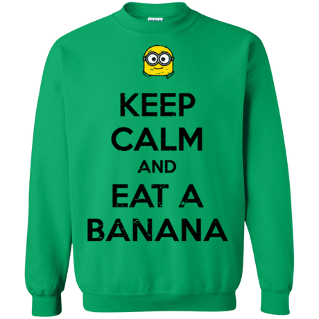 Sweatshirts Irish Green / Small Keep Calm Banana Crewneck Sweatshirt