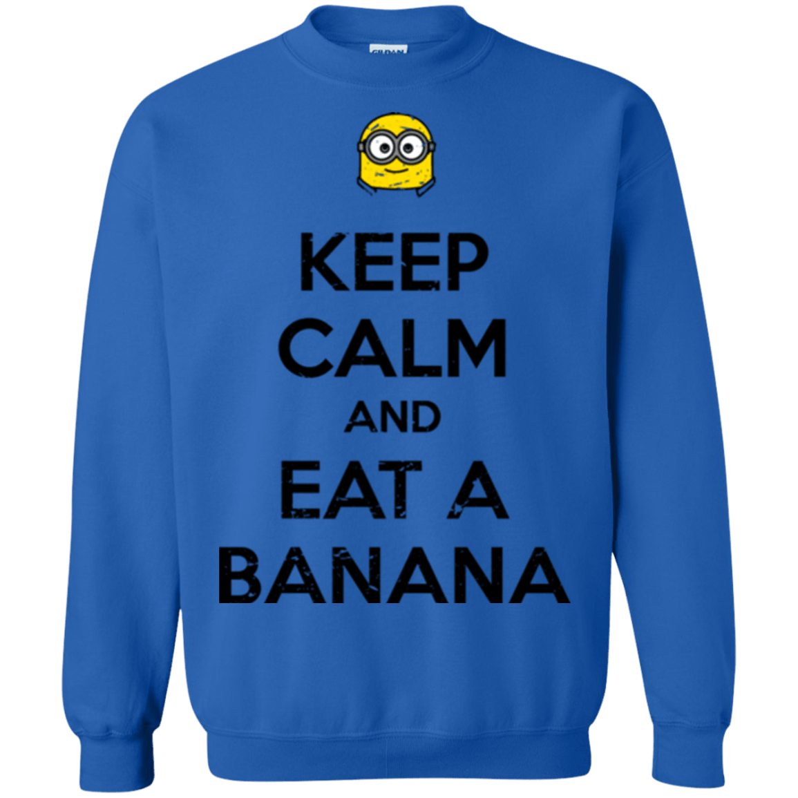 Sweatshirts Royal / Small Keep Calm Banana Crewneck Sweatshirt