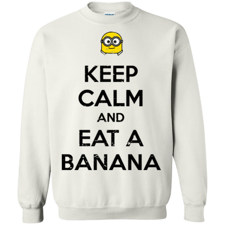 Sweatshirts White / Small Keep Calm Banana Crewneck Sweatshirt