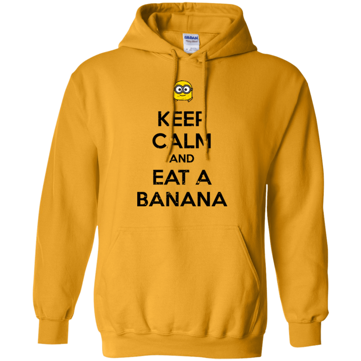 Sweatshirts Gold / Small Keep Calm Banana Pullover Hoodie
