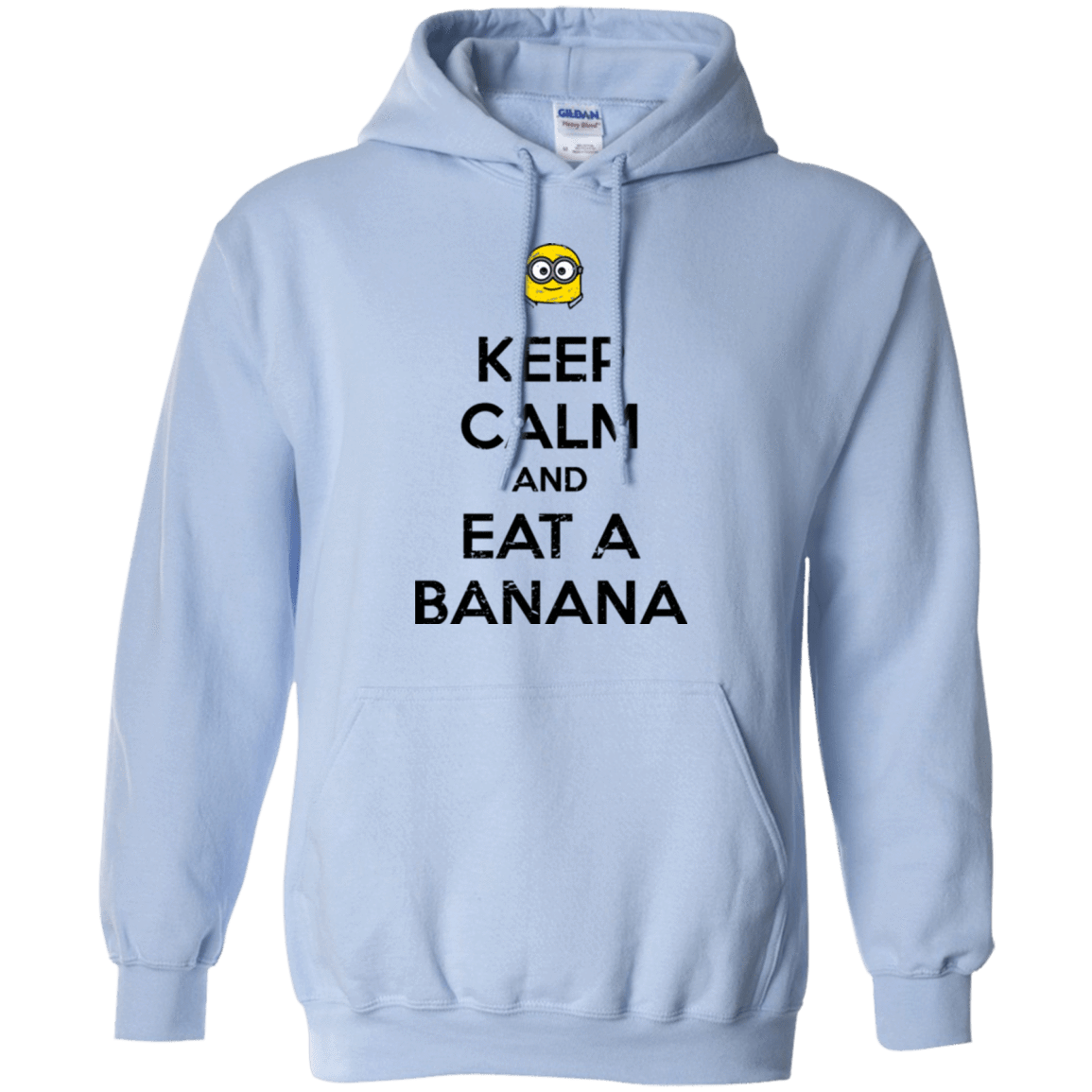 Sweatshirts Light Blue / Small Keep Calm Banana Pullover Hoodie