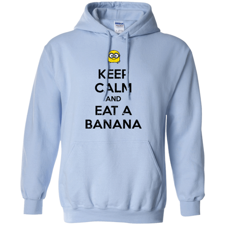 Sweatshirts Light Blue / Small Keep Calm Banana Pullover Hoodie