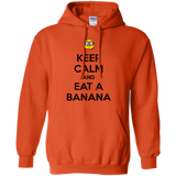 Sweatshirts Orange / Small Keep Calm Banana Pullover Hoodie