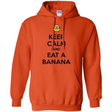 Sweatshirts Orange / Small Keep Calm Banana Pullover Hoodie