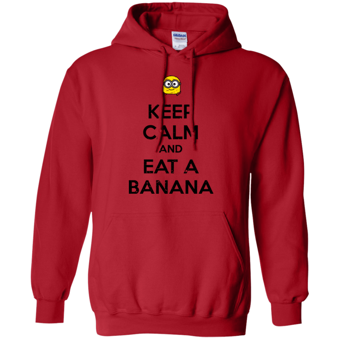 Sweatshirts Red / Small Keep Calm Banana Pullover Hoodie
