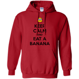 Sweatshirts Red / Small Keep Calm Banana Pullover Hoodie