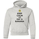 Sweatshirts Ash / YS Keep Calm Banana Youth Hoodie