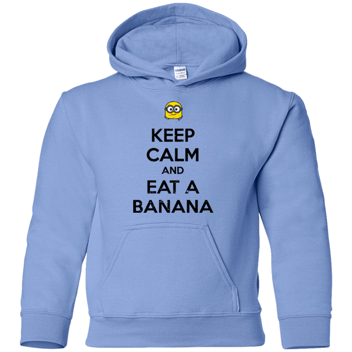 Sweatshirts Carolina Blue / YS Keep Calm Banana Youth Hoodie