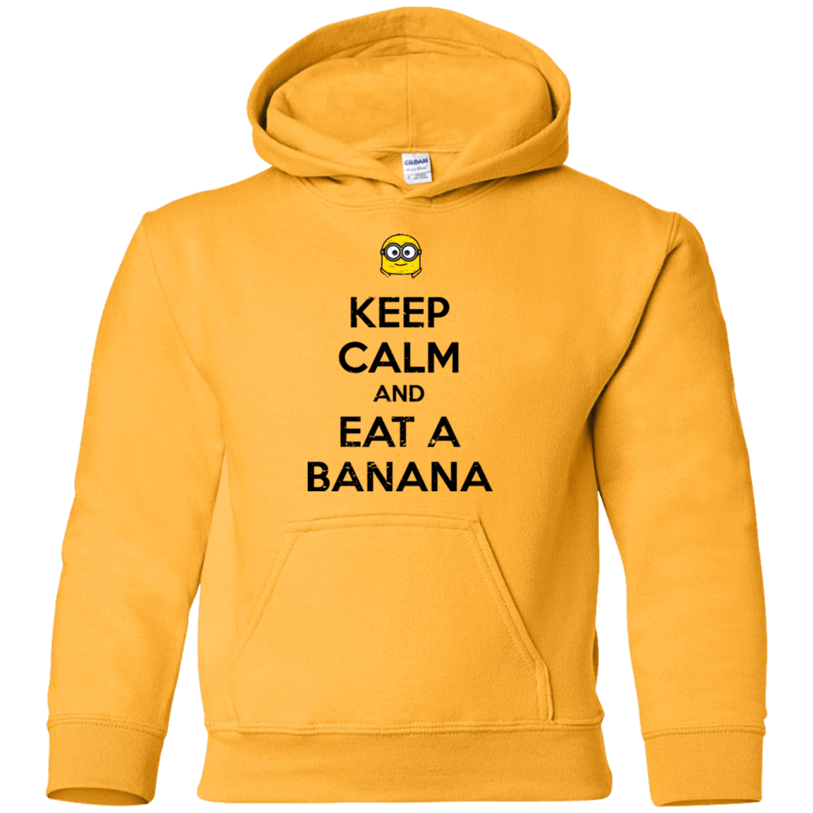 Sweatshirts Gold / YS Keep Calm Banana Youth Hoodie