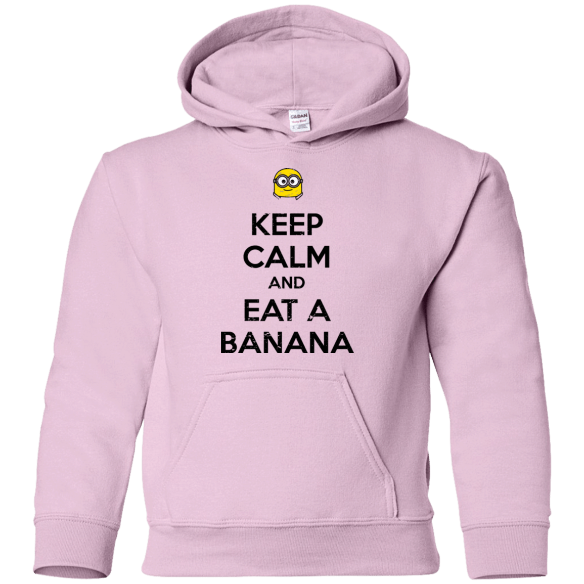 Sweatshirts Light Pink / YS Keep Calm Banana Youth Hoodie