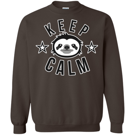 Sweatshirts Dark Chocolate / Small Keep Calm Crewneck Sweatshirt