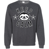 Sweatshirts Dark Heather / Small Keep Calm Crewneck Sweatshirt