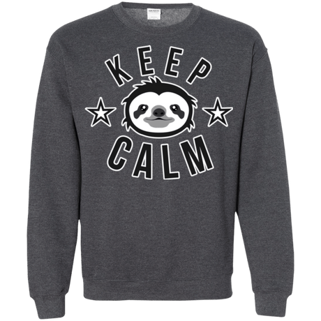 Sweatshirts Dark Heather / Small Keep Calm Crewneck Sweatshirt