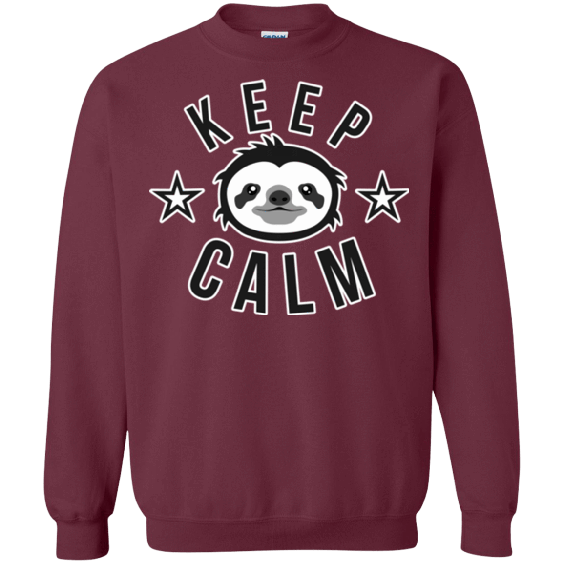 Sweatshirts Maroon / Small Keep Calm Crewneck Sweatshirt