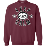 Sweatshirts Maroon / Small Keep Calm Crewneck Sweatshirt