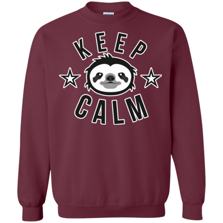 Sweatshirts Maroon / Small Keep Calm Crewneck Sweatshirt