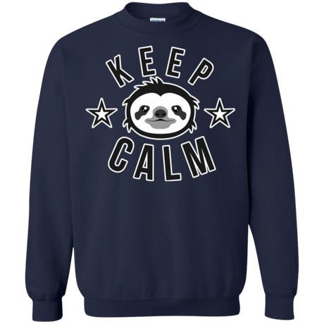 Sweatshirts Navy / Small Keep Calm Crewneck Sweatshirt