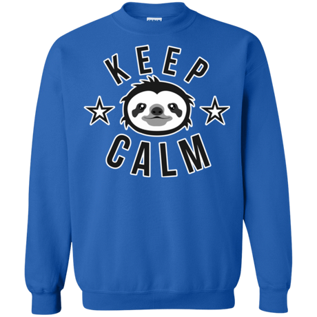 Sweatshirts Royal / Small Keep Calm Crewneck Sweatshirt