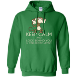 Sweatshirts Irish Green / Small Keep Calm & Look Behind You A Three Headed Monkey Pullover Hoodie