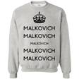 Sweatshirts Ash / Small Keep Calm Malkovich Crewneck Sweatshirt