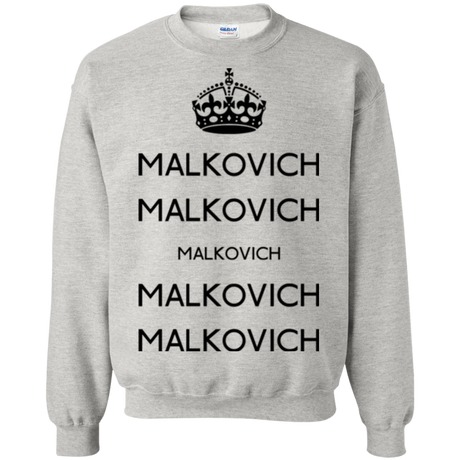 Sweatshirts Ash / Small Keep Calm Malkovich Crewneck Sweatshirt