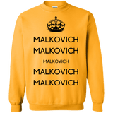 Sweatshirts Gold / Small Keep Calm Malkovich Crewneck Sweatshirt