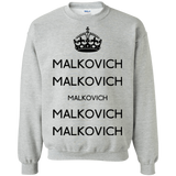 Sweatshirts Sport Grey / Small Keep Calm Malkovich Crewneck Sweatshirt