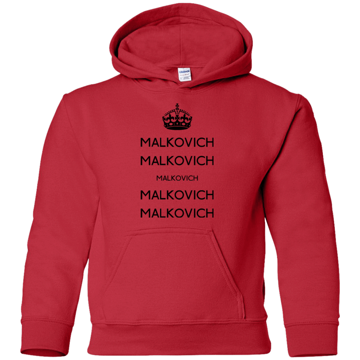 Sweatshirts Red / YS Keep Calm Malkovich Youth Hoodie