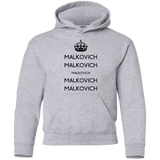 Sweatshirts Sport Grey / YS Keep Calm Malkovich Youth Hoodie