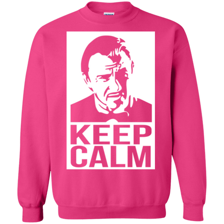Sweatshirts Heliconia / Small Keep Calm Mr. Wolf Crewneck Sweatshirt