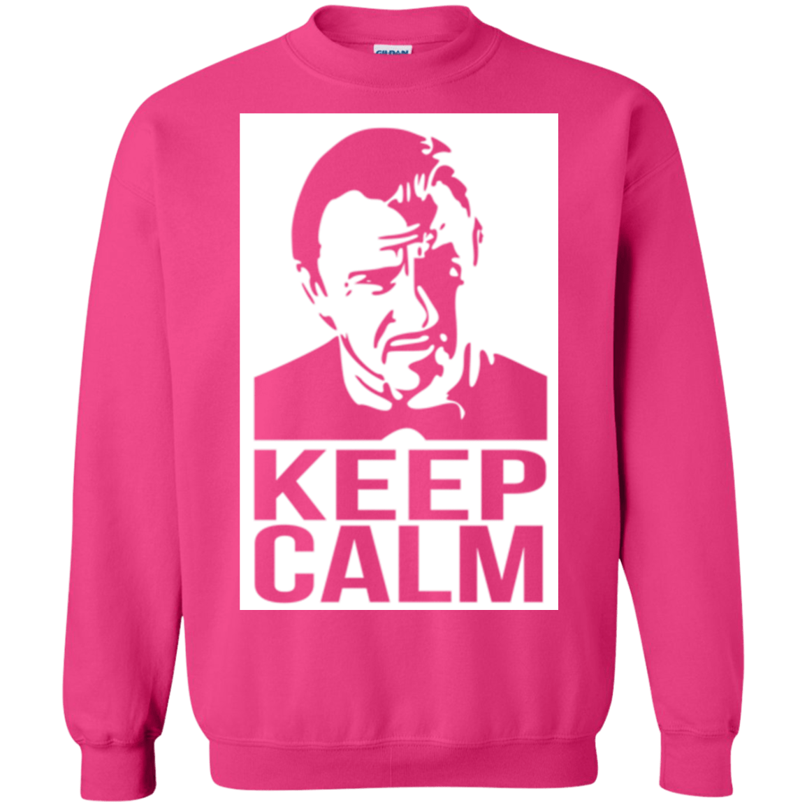 Sweatshirts Heliconia / Small Keep Calm Mr. Wolf Crewneck Sweatshirt