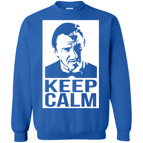 Sweatshirts Royal / Small Keep Calm Mr. Wolf Crewneck Sweatshirt