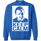 Sweatshirts Royal / Small Keep Calm Mr. Wolf Crewneck Sweatshirt