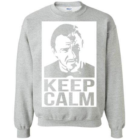 Sweatshirts Sport Grey / Small Keep Calm Mr. Wolf Crewneck Sweatshirt