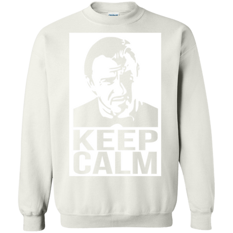 Sweatshirts White / Small Keep Calm Mr. Wolf Crewneck Sweatshirt