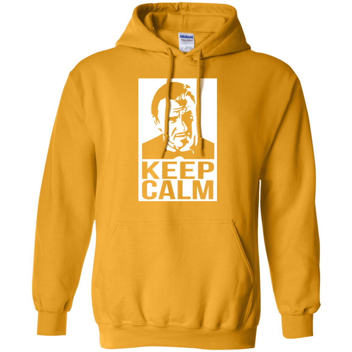 Sweatshirts Gold / Small Keep Calm Mr. Wolf Pullover Hoodie
