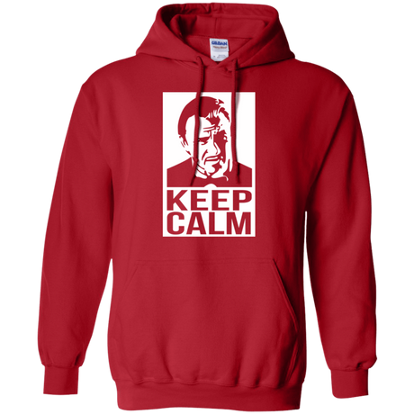 Sweatshirts Red / Small Keep Calm Mr. Wolf Pullover Hoodie