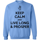 Sweatshirts Carolina Blue / Small Keep calm prosper Crewneck Sweatshirt