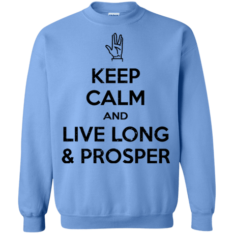 Sweatshirts Carolina Blue / Small Keep calm prosper Crewneck Sweatshirt