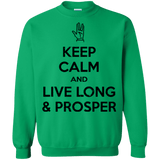 Sweatshirts Irish Green / Small Keep calm prosper Crewneck Sweatshirt