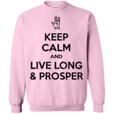 Sweatshirts Light Pink / Small Keep calm prosper Crewneck Sweatshirt