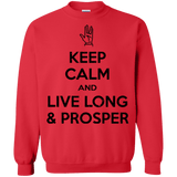 Sweatshirts Red / Small Keep calm prosper Crewneck Sweatshirt