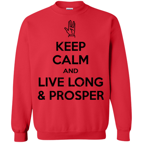 Sweatshirts Red / Small Keep calm prosper Crewneck Sweatshirt